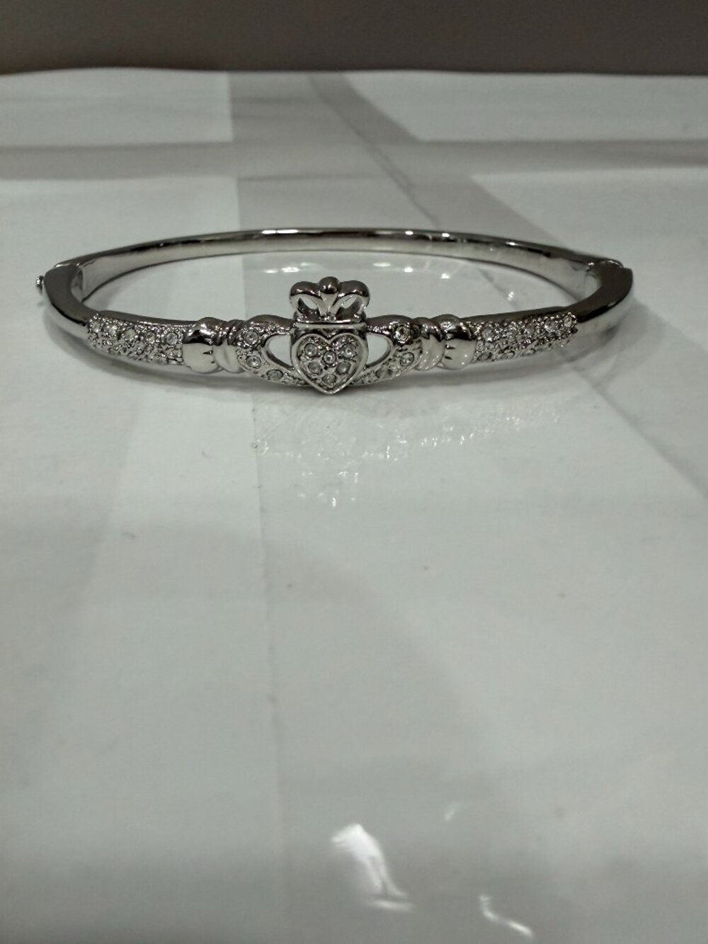 Irish Claddagh Celtic Bangle Bracelet ❤️☘️